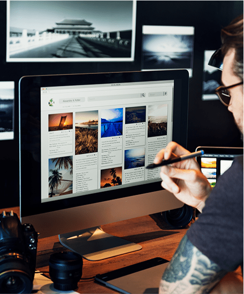 Professional UI/UX designers crafting intuitive and engaging digital experiences for web and mobile applications.