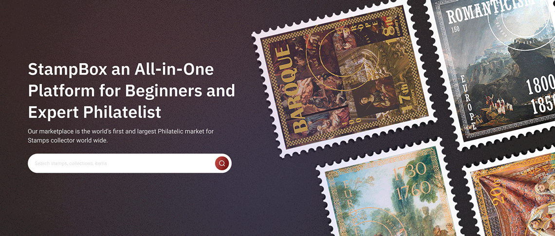 Stampbox web and mobile interface for custom web and mobile development